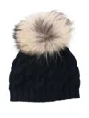 Il Gufo Cable-knit Beanie Hat In Black