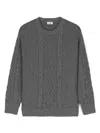 IL GUFO CABLE-KNIT SWEATER