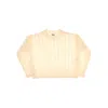 Il Gufo Cable-knit Wool Sweater Kids In White