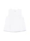Il Gufo Embroidered Daisy Top In White