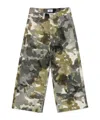 Il Gufo Camouflage-print Trousers In Nude