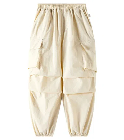Il Gufo Kids' Cargo Pants In Beige