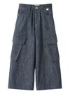 Il Gufo Cargo Pants In Blue