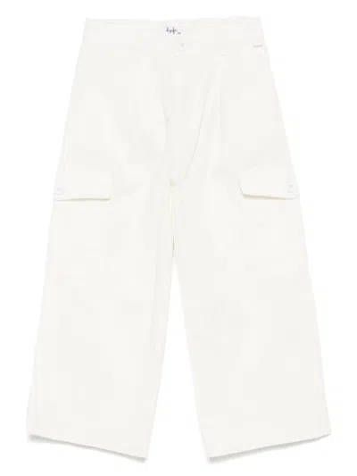 Il Gufo Kids' Cargo Pants In White