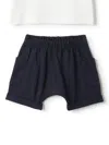 Il Gufo Cargo Pocket Shorts In White