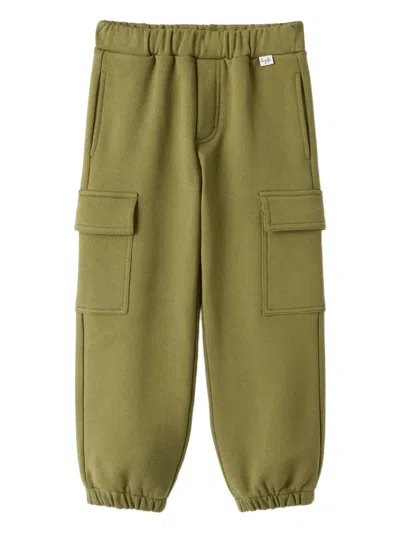 Il Gufo Kids' Cargo Pocket Trousers In Green