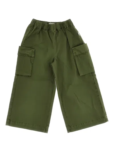 Il Gufo Cargo Trousers In Green