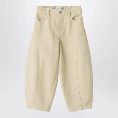 IL GUFO CARROT PANTS IN STRETCH GABARDINE