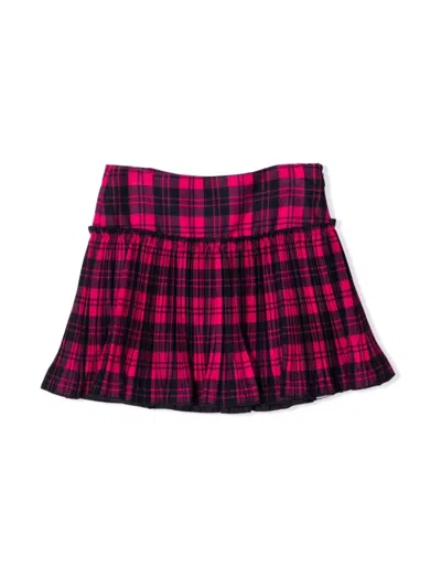 Il Gufo Charming Mini Skirt For Girls In Multi