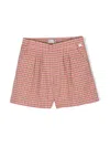 Il Gufo Check-pattern Smart Shorts In Neutrals