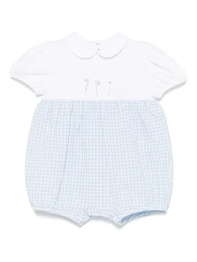 Il Gufo Babies' Checked Body In Blue