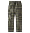 Il Gufo Checked Cargo Pants In Multicoloured