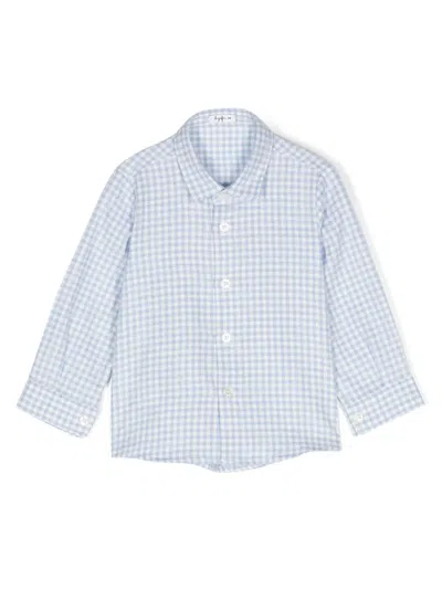 Il Gufo Babies' Kariertes Hemd In Blau