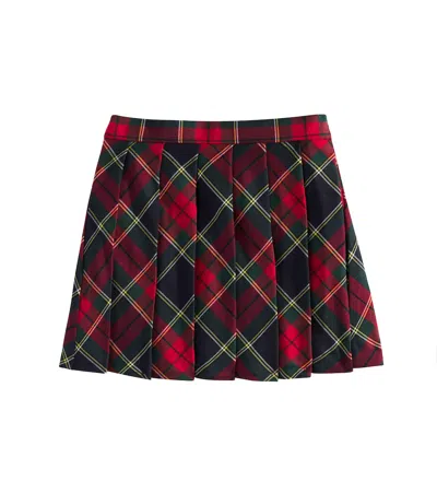 IL GUFO CHECKED SKIRT
