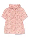 Il Gufo Cherry-print Blouse In White