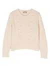 Il Gufo Chunky-knit Wool Jumper In Neutrals