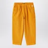 Il Gufo Cinnamon-coloured Linen-blend Trousers In Neutrals