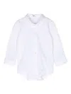 Il Gufo Shirt-style Body Piece In White