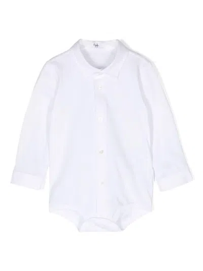 Il Gufo Babies' Shirt-style Body Piece In White