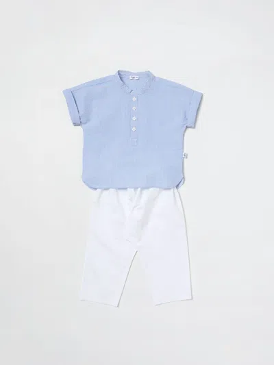 Il Gufo Clothing Set  Kids Color Gnawed Blue