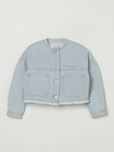 IL GUFO JACKET IL GUFO KIDS COLOR GNAWED BLUE,G95861011