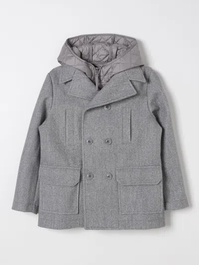 Il Gufo Coat  Kids Color Grey In Grau