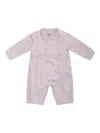 Il Gufo Collared Pleat Babywear In Pink