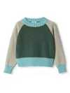Il Gufo Colour-block Jumper In Blue