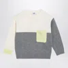 Il Gufo Colour-block Jumper In Multicolor