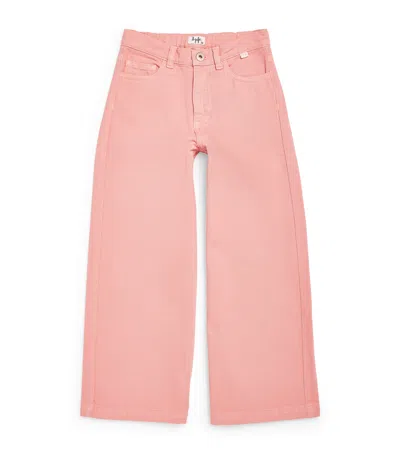 Il Gufo Kids' Wide-leg Jeans In Pink