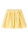 Il Gufo Corduroy Elasticated Shorts In Yellow