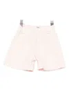Il Gufo Corduroy Shorts In Pink