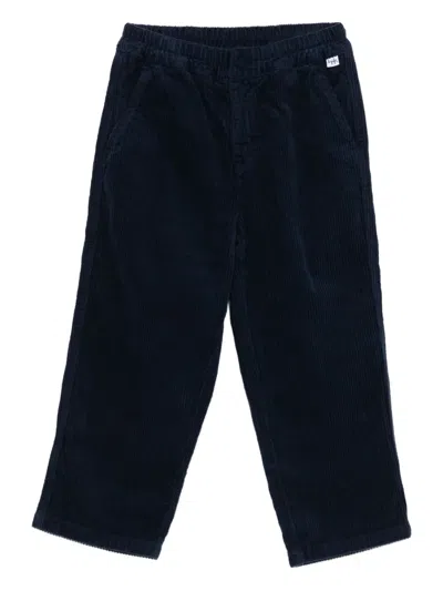 Il Gufo Kids' Corduroy Trousers In Blue