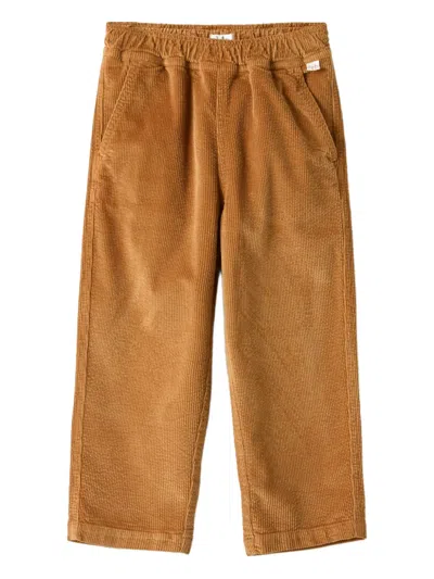 Il Gufo Kids' Corduroy Trousers In Brown