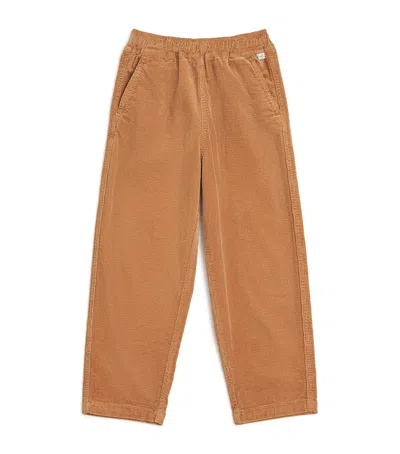 Il Gufo Kids' Corduroy Trousers In Brown