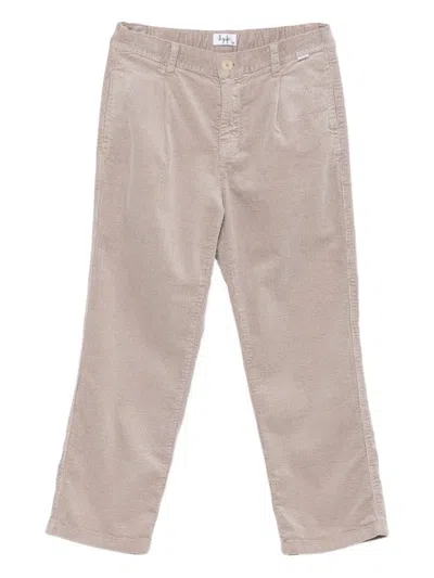 Il Gufo Kids' Corduroy Trousers In Gray