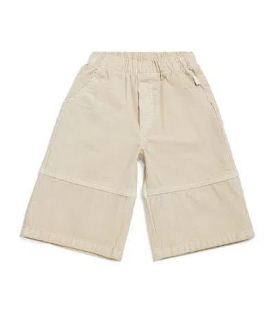 Il Gufo Kids' Corduroy Trousers In Neutral