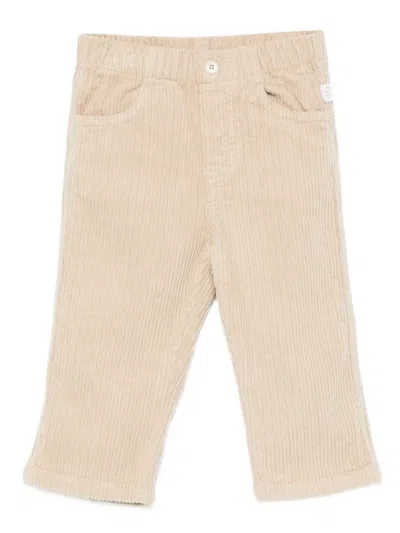 Il Gufo Babies' Corduroy Trousers In Neutral