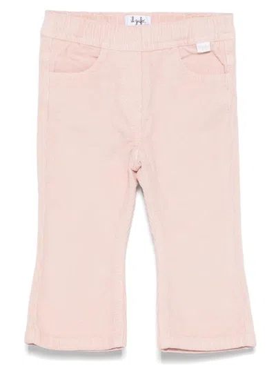 Il Gufo Babies' Corduroy Trousers In Pink