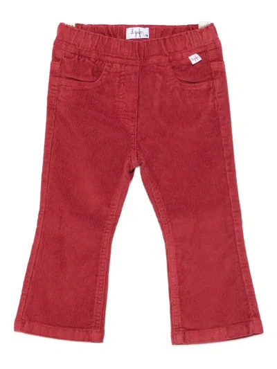 Il Gufo Babies' Corduroy Trousers In Red