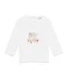 Il Gufo Cotton Bear Long-sleeve T-shirt In White