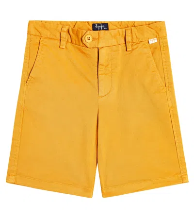 Il Gufo Kids' Cotton Bermuda Shorts In Brown