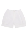 Il Gufo Cotton Bermuda In White