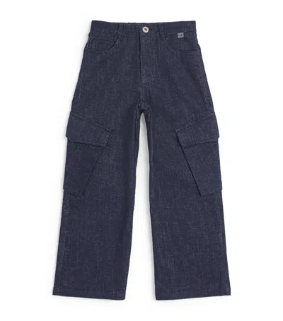 IL GUFO COTTON-BLEND CARGO TROUSERS