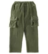 Il Gufo Cotton-blend Corduroy Straight Pants In Green