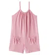 Il Gufo Cotton-blend Overall In Pink