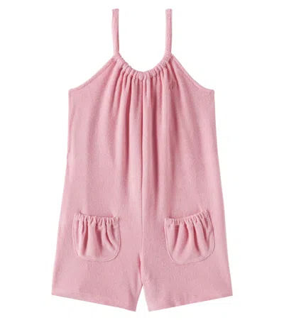 Il Gufo Kids' Cotton-blend Overall In Pink