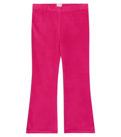 Il Gufo Kids' Cotton-blend Pants In Pink