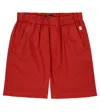 Il Gufo Shorts Aus Baumwolle In Goji Red