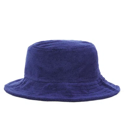 Il Gufo Kids' Hut Aus Frottee In Blue